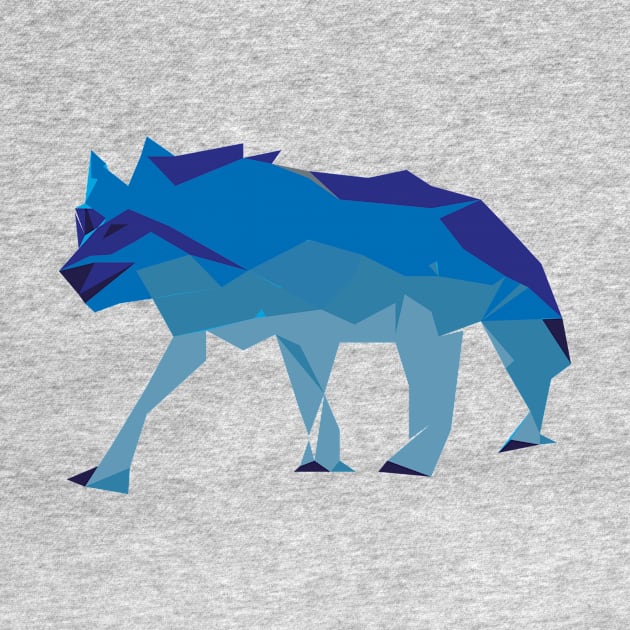 Polygonal Wolf by creationoverload